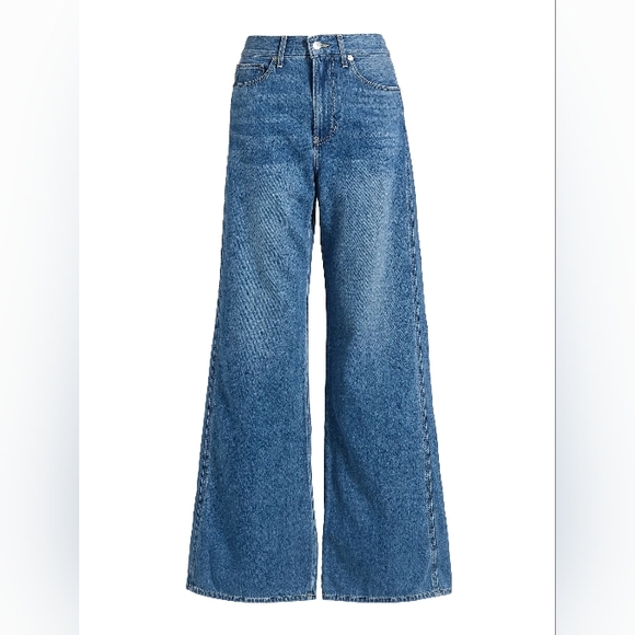 Veronica Beard 28 Blue Wide-Leg Jeans